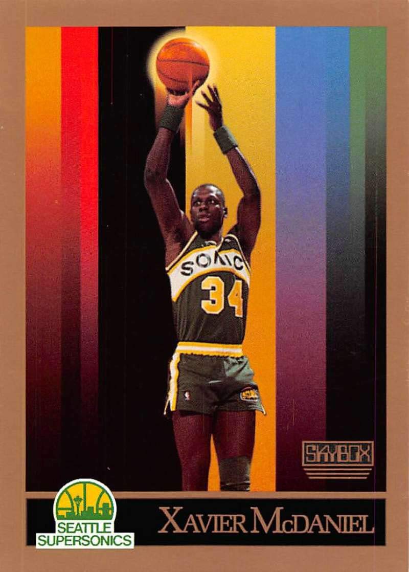 Amazon.com: 1990-91 SkyBox Basketball #269 Xavier McDaniel Seattle